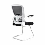 ygqbgy Furniture Mesh Side Reception Chair Office Chair Ergonomic Mesh Mid-Back Computer Desk Chair