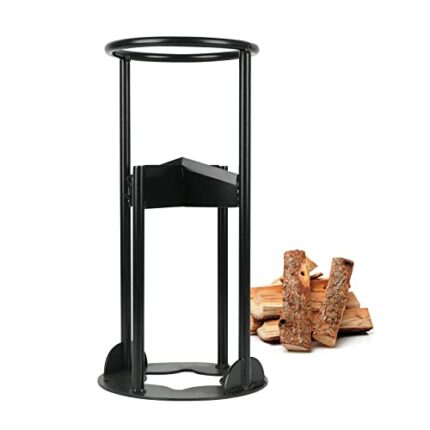 Firewood Kindling Splitter, Heavy Duty Power Log Splitter Manual Wood Splitter Kindling Cracker Manganese Steel Splitting Wedge for Camping Home