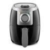 Chefman TurboFry 2-Litre Small Air Fryer, Compact Size, Easy-Set 60-Minute Timer for Fast and Healthy Cooking, Make French Fries, Chicken, Meat,