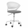 WALNUT Mid Back Mesh Office Computer Swivel Desk Task Chair, Ergonomic Mesh Chair,53x85cm (Color : Gray)
