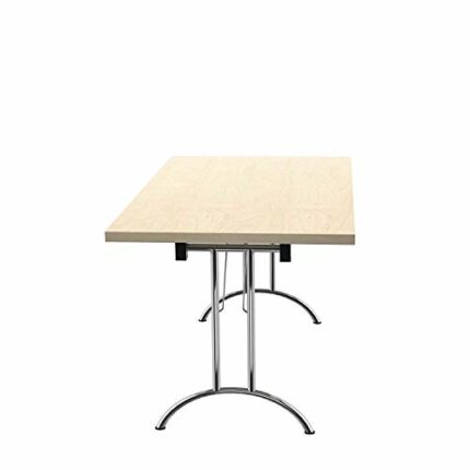 Office Hippo Folding Office Table, Sturdy & Stylish Computer Table Desk, Work Table For Home Office, Versatile Foldable Table For Meeting Room or