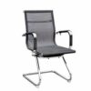 ZCMEB Mid-Back Big Ergonomic Office Lumbar Support Mesh Computer Desk Task Chair