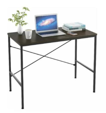 Modern Office Desk Computer Table Laptop Study Table Metal Steel Frame Easy Assemble Home Office Workstation
