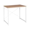CZDYUF Computer Desk Chipboard Steel Work Table Writing Table X shape Structure Standing Desk for Home Office Furniture
