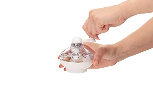 KitchenCraft KCNUTMILLDL Spice Grinder / Nutmeg Grater with Storage Compartment, Blue