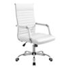 MIAOHY Faux Leather Lift Swivel Office Conference Gaming Desk Chair Executive Conference Task Chair with Arms (Color : D, Size : Light Grey)