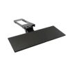 WANGFENG Keyboard Holder For Under Desk - Adjustable Clamp-On Keyboard Mouse Platform Wooden Keyboard Sliding Tray Drawer for Office & Home Typin
