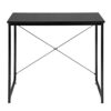 CZDYUF Computer Desk Chipboard Steel Work Table Writing Table X shape Structure Standing Desk for Home Office Furniture