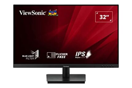 ViewSonic VA3209-MH 32-inch 1080p FHD IPS Monitor, 75Hz VRR, with HDMI, DisplayPort, Integrated Speakers