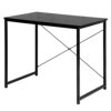 CZDYUF Computer Desk Chipboard Steel Work Table Writing Table X shape Structure Standing Desk for Home Office Furniture
