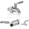 304 Stainless Steel Water Dispenser Replacement Spigot, Beer Tap Barrel Tap, Type Dispenser Faucets, Beverage Dispenser Tap for Beer Keg Glass Co