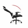 Ygqbgy Reclining Computer Chair Office Chair Mesh Rotating Chair Back Chair Stool Fashionable Simple Home