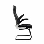 ygqbgy Furniture Mesh Side Reception Chair Office Chair Ergonomic Mesh Mid-Back Computer Desk Chair