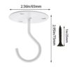 TSKDKIT Ceiling Hooks for Hanging Plants, Heavy Duty Brackets Wall Mount Hooks Metal Ceiling Brackets for Hanging Wind Chimes, Light, Bird Feeder