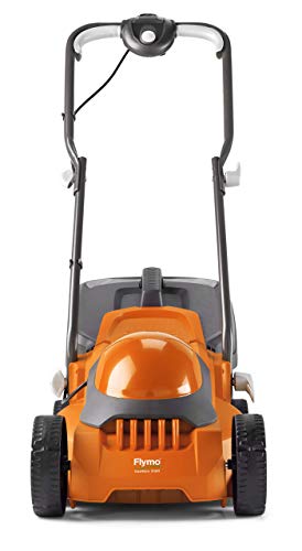 Flymo EasiMow 300R Electric Rotary Lawn Mower - 30 cm Cutting Width, 30 Litre Grass Box, Close Edge Cutting, Rear Roller, Manual Height Adjust, C