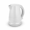Tower T10075GRY Solitaire Kettle with 360° Swivel Base Cord Storage 1.5L 3KW Grey and Chrome Accents