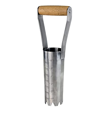 Kent and Stowe Stainless Steel Large Hand Bulb Planter
