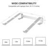 KYQEE Laptop Riser for Desk, Laptop Stand, Ergonomic Aluminum Computer Stand for Laptop, Ventilated Notebook Stand Compatible with MacBook Air Pr