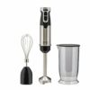 Sensio Home 1000W Super Powerful Hand Blender 3-in-1 Stainless Steel Stick Immersion Blender with Attachment, 700ml Mixing Beaker, Stainless Stee