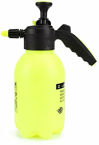2L Portable Pressure Spray Bottle with Adjustable Nozzle – Hand Pump Garden Water Sprayer – Chemical Weed Killer Hand Held Lawn Plant Sprayer – H
