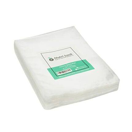Nutri-Lock Sous Vide Vacuum Food Sealer Bags by Nutri-Lock. 100 Bag Pack 30cm x 20cm.