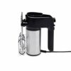 Amazon Basics 6 Speed Electric Hand Mixer with Dough Hooks, Beaters and Turbo Button, 6 litres, Black and Stainless Steel