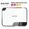 Salter 1064 WHDR Digital Kitchen Scale - 5kg Capacity, Easy Read Display, Add &Weigh/Tare Function, Measure Liquids in ml/fl.oz, Glass Platform F