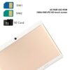 10 inch Tablet, 1080P IPS FHD Touch Screen, Octa Core CPU, 2GB RAM 32GB ROM, Front 2MP Rear 5MP, 2.4G/5G WiFi Dual Band, Support GPS and Gravity