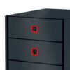 Leitz Click & Store Drawer Cabinet, 3 Drawers for Storing Papers & Documents, A4 Size Cardboard 3 Tier Folding Filing Cabinet, for Home/Office, C