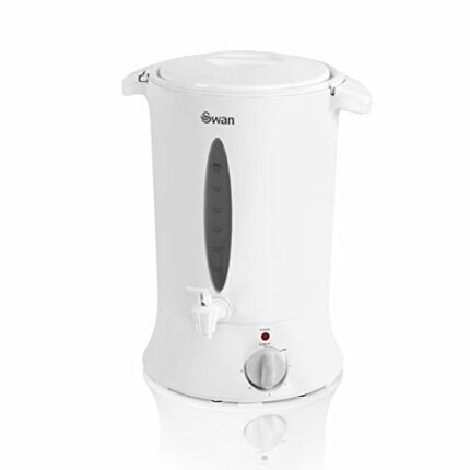 Swan SWU8P Catering Urn with Thermostat Control, Water Level Indicator, 8L, 1800W, White