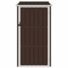 LUKEO Garden Shed Outdoor Storage House for Tools Bikes Beach Chairs and Lawn Mower Galvanized Steel, 87x98x159cm