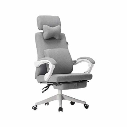 n/a Desk Chair, Mordern Comfort Swivel Fabric Home Office Task Chair with Arms and Adjustable Height Suitable for Computer Working and Meeting
