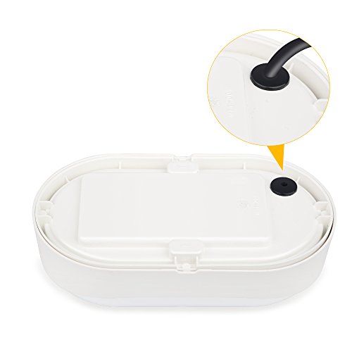 M EGA MEGACUBE 10W LED 4000K IP54 Flush Wall Mounted PIR Sensor Oval Bulkhead Light Fixture for Outdoor,Garden, Shed, Porch, Garage, Workshop, Pa