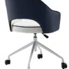 NMDCDH Leather Executive Home Accent Chair Kids Study Chair with Lumbar Support Armrest for Children Desk, Office Products, Blue