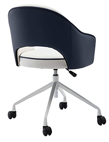 NMDCDH Leather Executive Home Accent Chair Kids Study Chair with Lumbar Support Armrest for Children Desk, Office Products, Blue