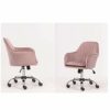 WALNUT Computer Chair Household Desk Chair Fashion Office Chair Home Fabric Writing Chair Rotating Happy Swivel Chair (Color : F)