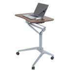 DYXYH Multifunctional Office Home Computer Mobile Lifting Table Mobile Lecture Table Computer Desk Drafting Table (Color : A)
