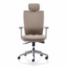 Mu High Back Mesh Office Desk and Chair, Ergonomic Office Chair, Computer Work Chair with Adjustable Headrest/Neck Support, Suitable for Home and