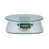 Taylor Digital Kitchen Food Scales with Glass Platform, Highly Accurate with Tare Function and Precision, Silver Weighs 5 kg / 5,000 ml Capacity