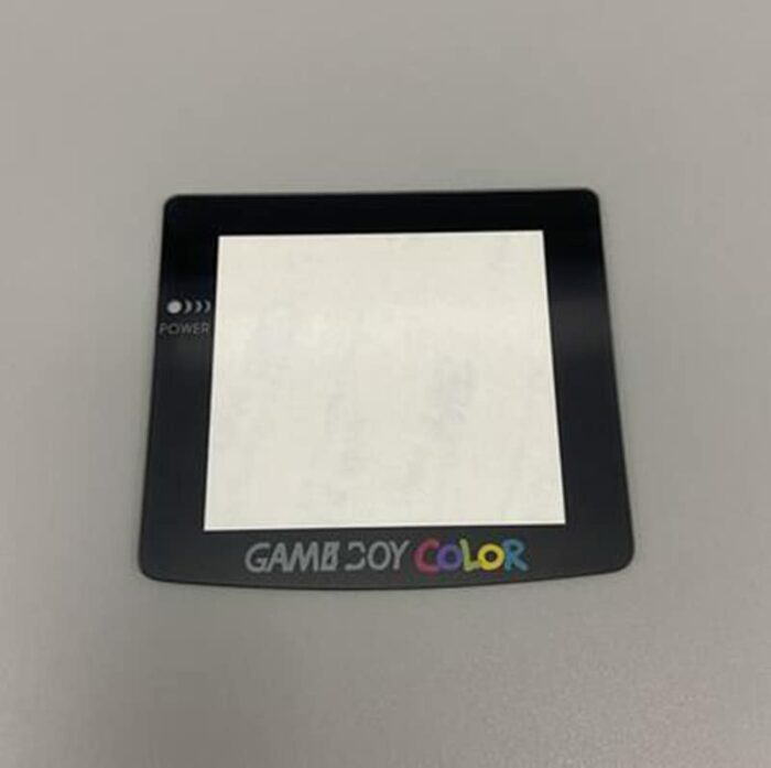 2.6 Inch IPS Glass Lens Mirror for Gameboy Color GBC IPS LCD Screen Lens Replacement (Silver)