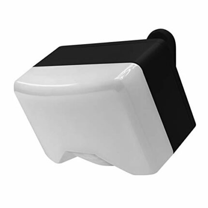 Black IQ PIR Battery Operated Utility Light - Outdoor Utility Wall Light - Exterior Battery Operated PIR Motion Sensor - 300 Lumen LED Spotlight