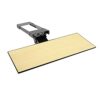 WANGFENG Keyboard Holder For Under Desk - Adjustable Clamp-On Keyboard Mouse Platform Wooden Keyboard Sliding Tray Drawer for Office & Home Typin
