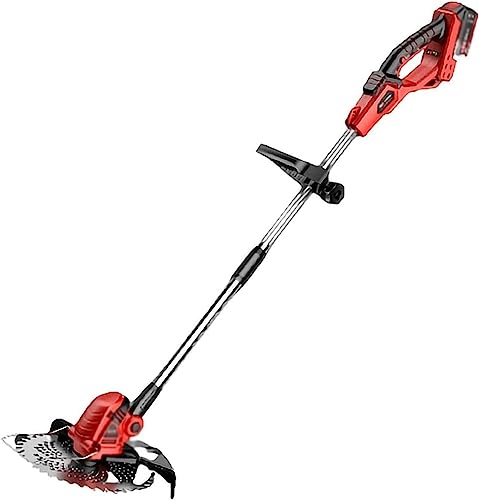 Grass Trimmer Cordless Household Rechargeable Lawn Mower Outdoor Electric Weeder Multifunctional Cleaning Equipment for Gardening (Size : Battery