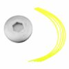 Universal Aluminium Grass Strimmer Head Trimmer Heads, String Set with Strimmer Line, Grass Brush Cutter Accessory Power Tools for Garden Lawn Pa
