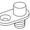 Spare Hardware Parts HEMNES Shoe Cabinet Parts Replacement for IKEA Part #110364 and #116713 (Pack of 4 Each)
