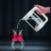 Bodum Pour Over Coffee Maker with Filter, Borosilicate Glass - 1.0 L, Black