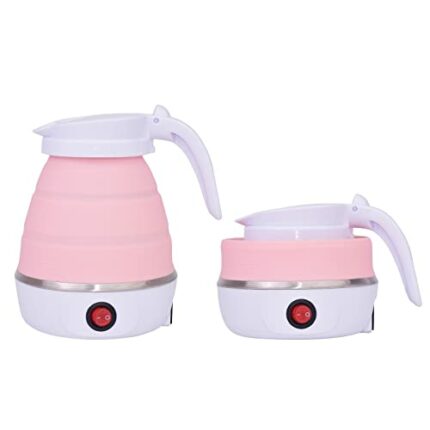 Foldable Electric Kettle, Portable Kettle for Travel, Silicone Electric Water Boiler, Tea Heater, Coffee Maker, Collapsible Kettle