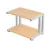 JOIN IRON 2-Tier Office Larger Mobile Under Desk Printer Copier Stand Table for Home Office Storage,Desktop Shelf,Printer Table
