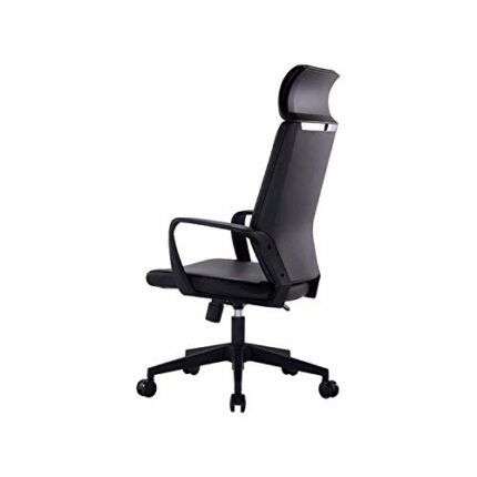 KXDCZ Office Chair with Headrest Pillow Adjustable Ergonomic Lift Transfer Home Computer Chair Simple Backrest Stool