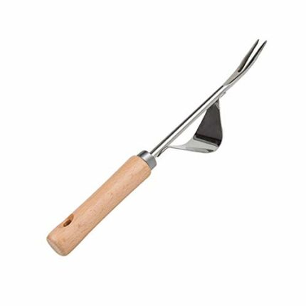 Zhongtou Dandelion Removal Tool Hand Weed Puller Root Remover Weeder Tool Long Handle Stainless Steel Patio Weed Remover Tool for Grass Block Pav